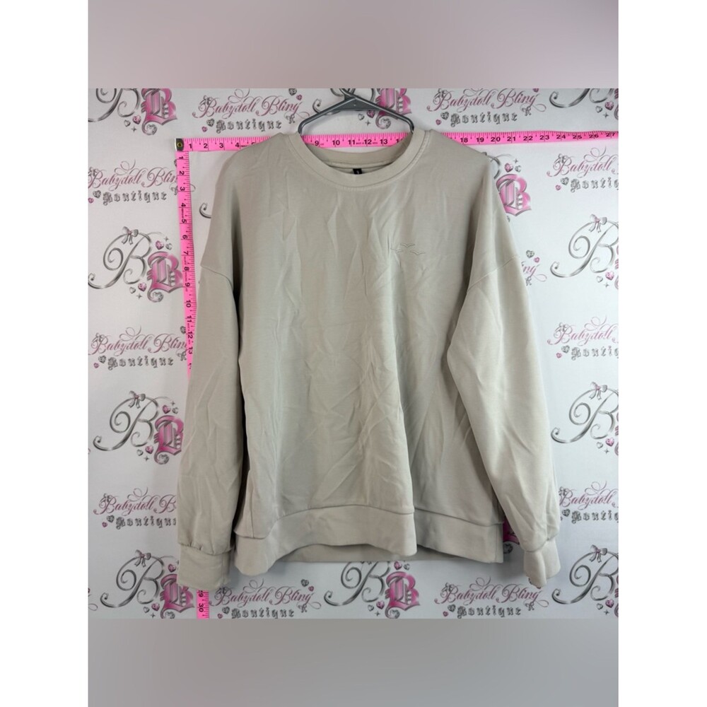Lazy pants sweater very soft Classic Men's Crewneck Sweatshirt in Light Beige